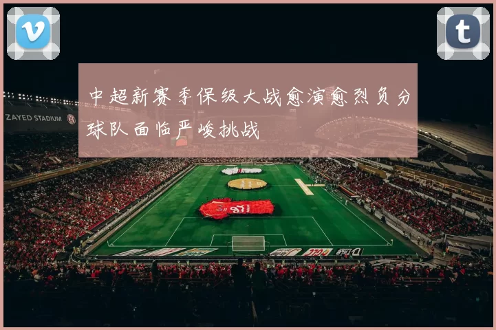 中超新赛季保级大战愈演愈烈负分球队面临严峻挑战